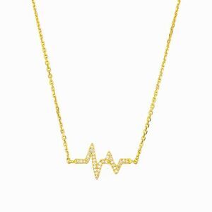 Sara Blaine/eSBe Gold Heartbeat Necklace